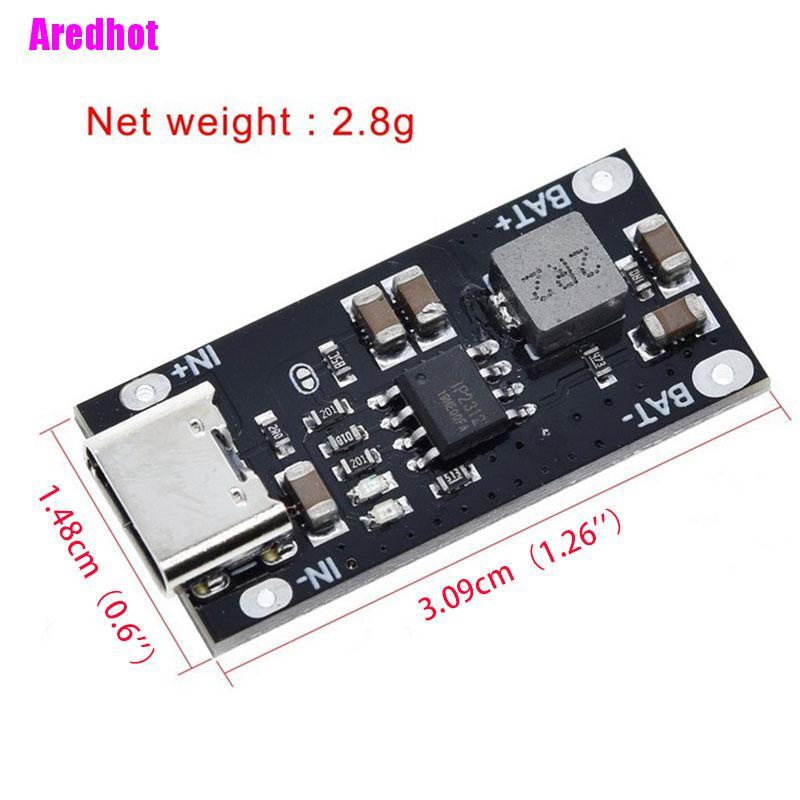 Bộ sạc pin lithium 18650 loại C USB 5V 3A 3.7V
