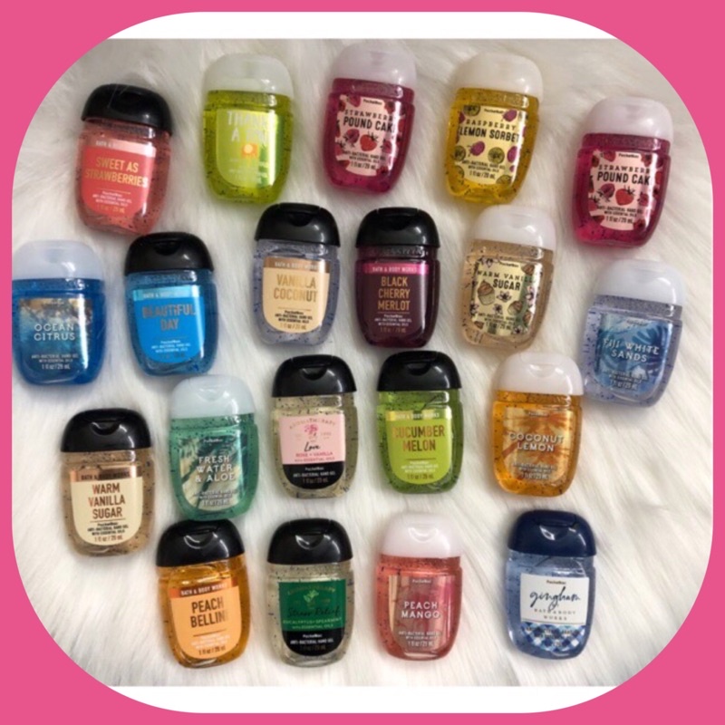 ❤️ [Hàng Mỹ, Có Sẵn] Gel rửa tay khô diệt khuẩn Bath & Body Works 29ml Mỹ, rất thơm, mềm mịn da