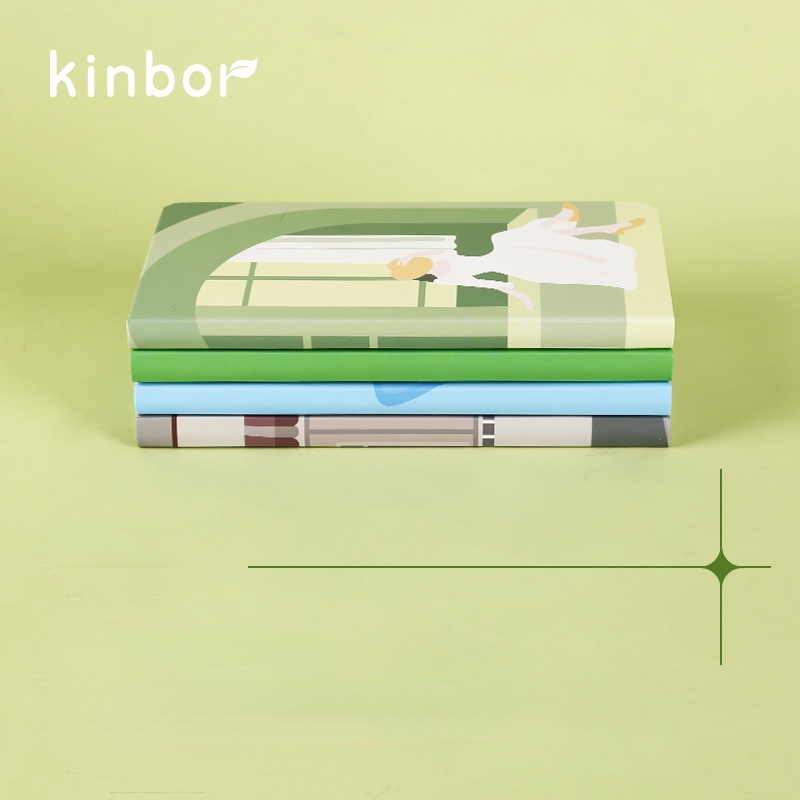 Sổ Tay Ghi Chú Bề Mặt Cứng Kinbor Nhỏ Nhắn Hiệu Quả