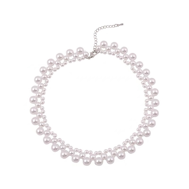 Thời Trang Vòng Cổ Choker Đính Ngọc Trai Phong Cách Hàn Quốc Thanh Lịch Cho Nữ