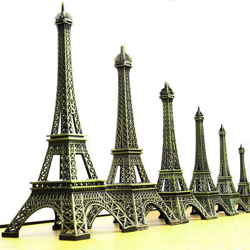 Mô hình tháp Eiffel bằng kim loại cổ điển trang trí