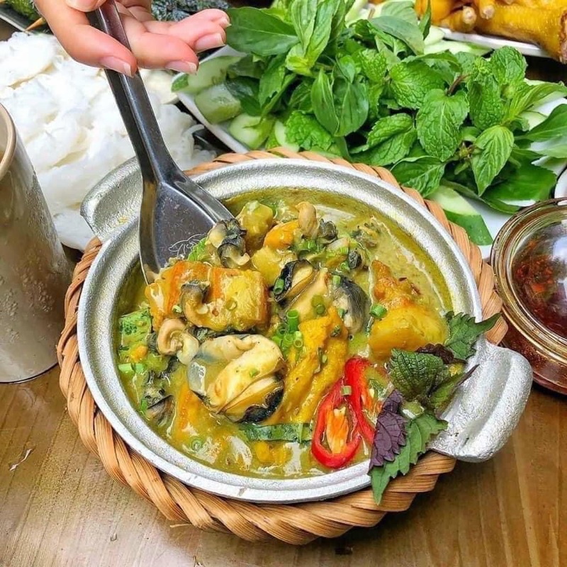 Ốc Om Chuối Đậu