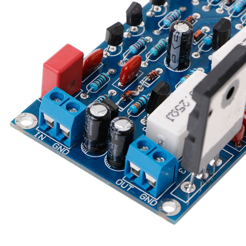 Bảng Mạch Khuếch Đại Âm Thanh HIFI WER 2SC5200 + 2SA1943 Cho DC 35V 100W