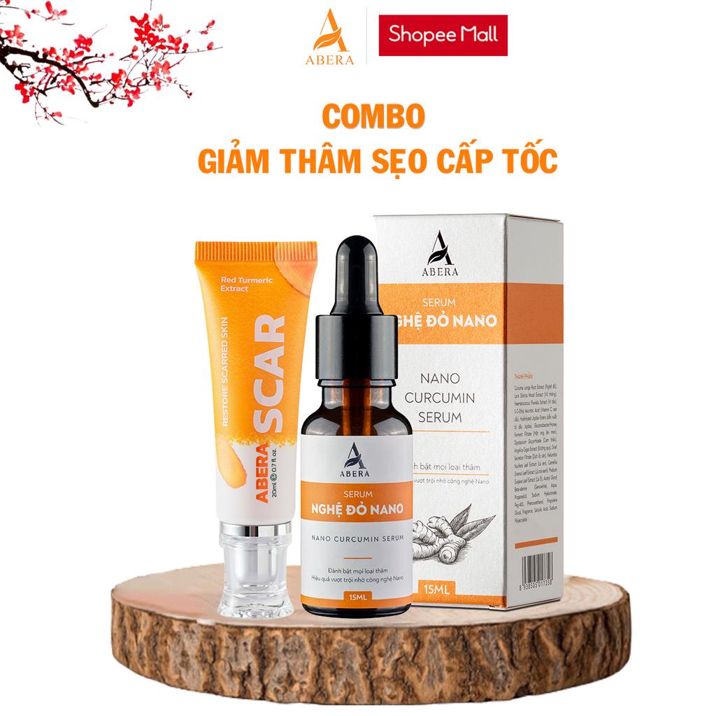 Kem xóa sẹo & Serum giảm thâm Abera, mờ sẹo giảm thâm nhanh chóng, cải thiện tình trạng sẹo thâm mụn, sẹo bỏng