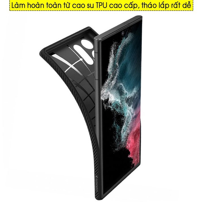 Ốp lưng Samsung Galaxy S22 Ultra / S22 Plus / S22 Spigen Liquid Air Armor - Hàng Chính Hãng