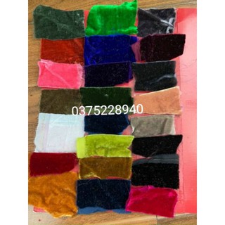 Vải nhung tơ tằm siêu cấp