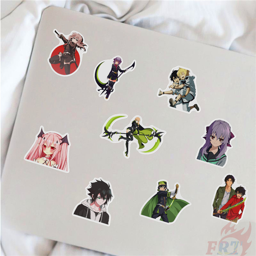 Bộ 50 hình dán Anime Seraph Of The End Series 02 - Yuichira Hyakuya dễ thương