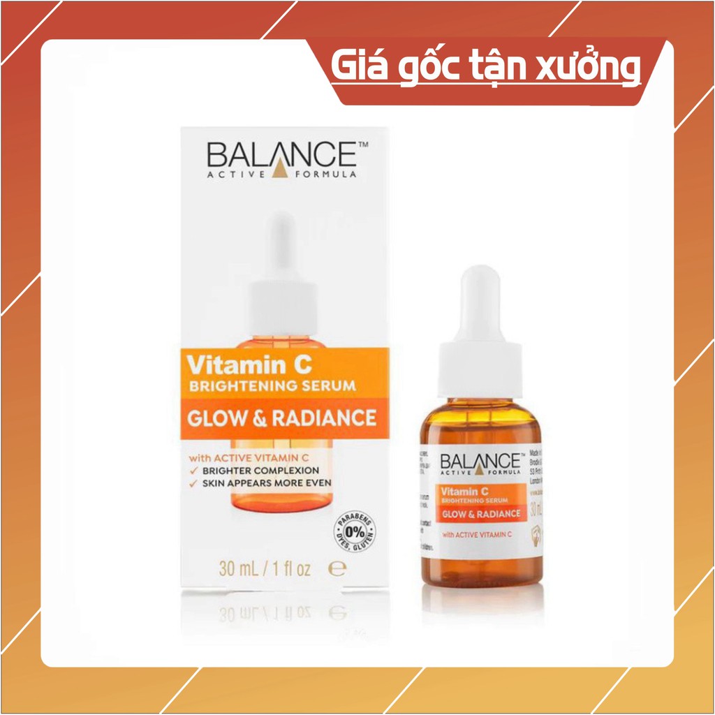 Serum Trắng Da, Mờ Thâm Balance Active Formula Vitamin C Brightening 30ml Mỹ