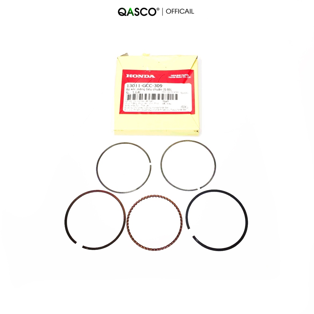 Bộ xéc măng tiêu chuẩn HONDA Air Blade 110 / Click 110 (0.00) Thailand  QA(13011GCC309) _( 91)