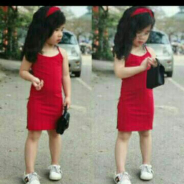 Đầm body bé gái