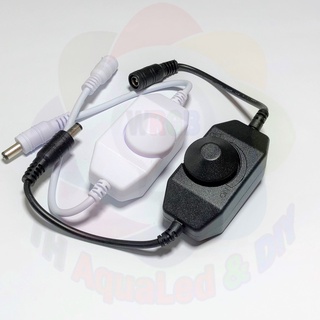 Dimmer Điều tốc Núm vặn DC 12-24V kèm Jack 5.5x2.1mm, điều chỉnh tăng giảm điện áp thiết bị đầu ra