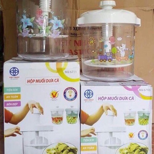 Hộp muối dưa cà thông minh Việt Nhật 6710 dung tích 5l