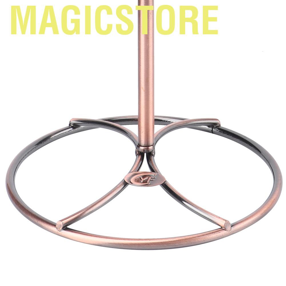 Magicstore Straight Retro Style Wine Glass Rack Holder Cup Hanging Shelf Organizer for Home Bar Restaurant