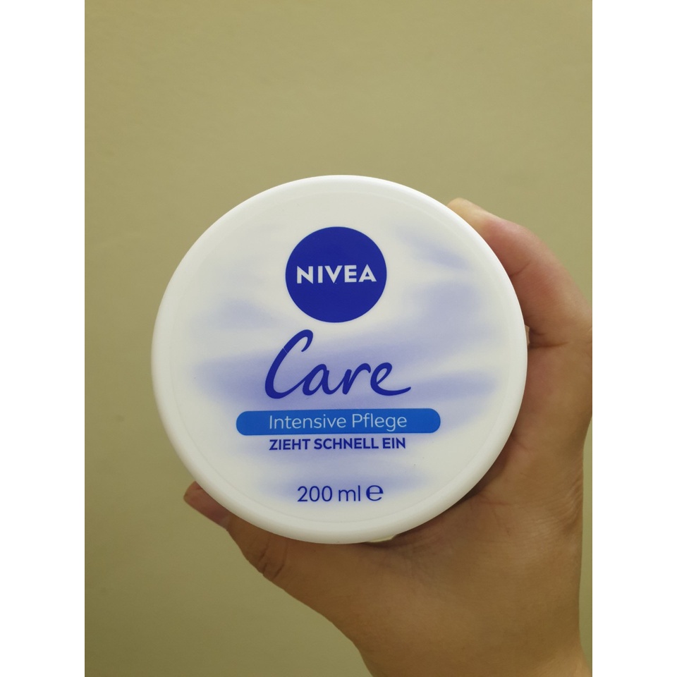 Kem Dưỡng Ẩm Nivea Care Intensive Pflege của Đức, 200 ml