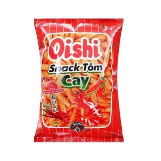 Bịch 10 gói snack tôm cay oishi 40gr