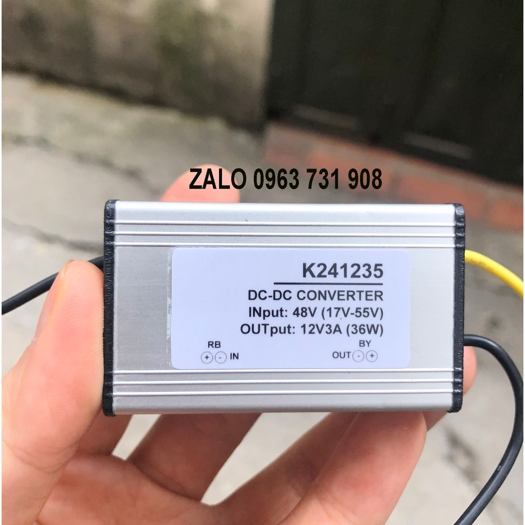 Bộ mạch hạ áp 48v xuống 12v 3a 36w