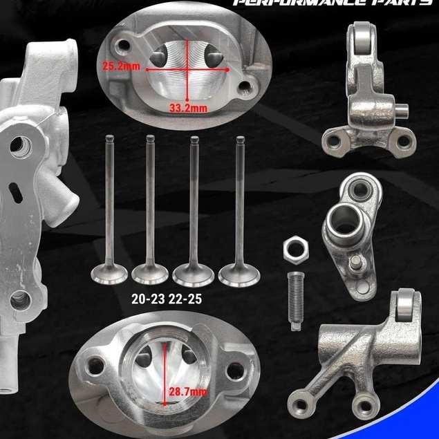 Đầu bò SUM RACING / suppap 20-23 & 22-25 EX155 / Y16ZR