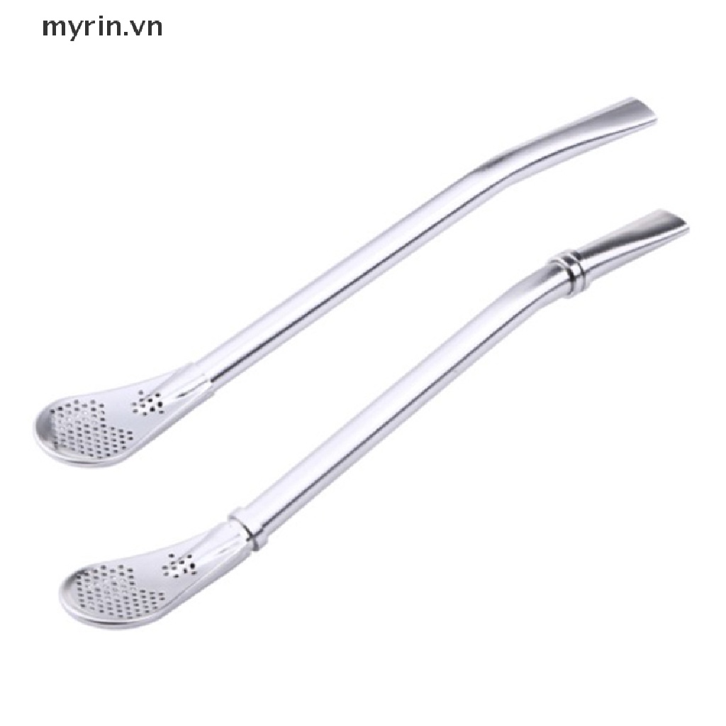 Ống Hút Lọc Trà Bằng Thép Không Gỉ Hình Quả Bầu