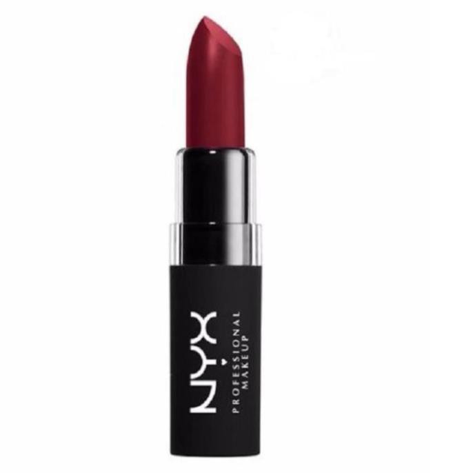 Son lì NYX Velvet Matte Lipstick Volcano màu đỏ nâu quyến rũ