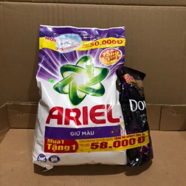 Bột Giặt Ariel Hương Nắng Mai 4.1 Kg Tặng Nước Xả Vải Downy 560ml