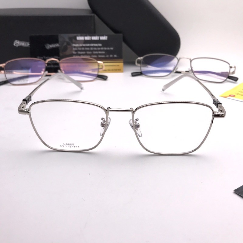 Gọng kính thời trang Chrome Hearts titanium cao cấp - CH K0005