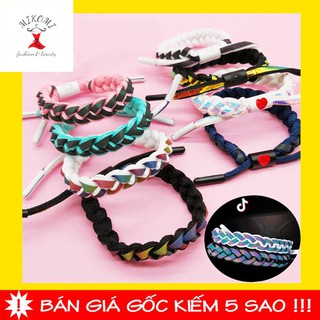 _Vòng tay vòng phản quang đan len phản chiếu anh sáng ban đêm LION nhungxinhgai