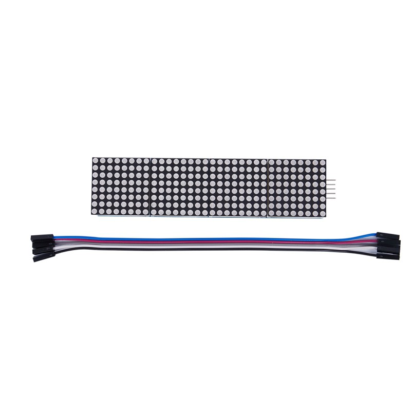 MAX7219 Microcontroller 4 In 1 Display LED 5P Line Dot Matrix Module for Arduino