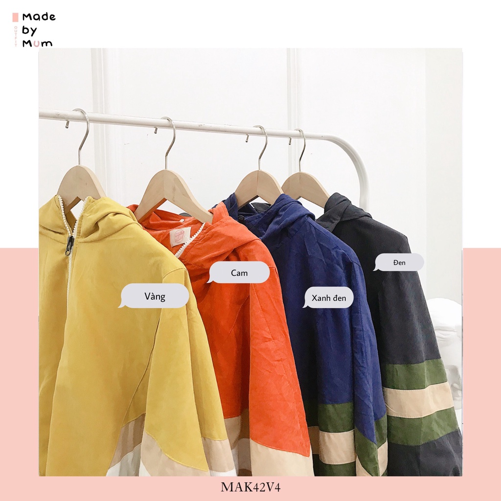 Áo khoác kiểu phối tay Made By Mum | BigBuy360 - bigbuy360.vn