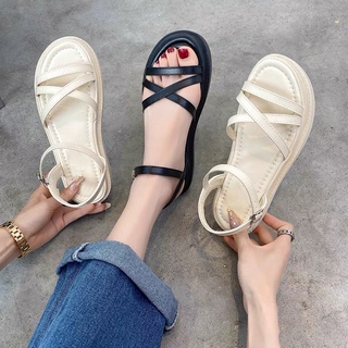 Sandal Dây Quai Chéo,đế bằng Thời Trang - T09