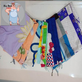 Vỏ gối ôm 35cmx100cm ( Không bao gồm ruột gối - Giao màu ngẫu nhiên), Áo gối ôm có bèo nơ, Áo gối ôm rẻ cho người lớn.