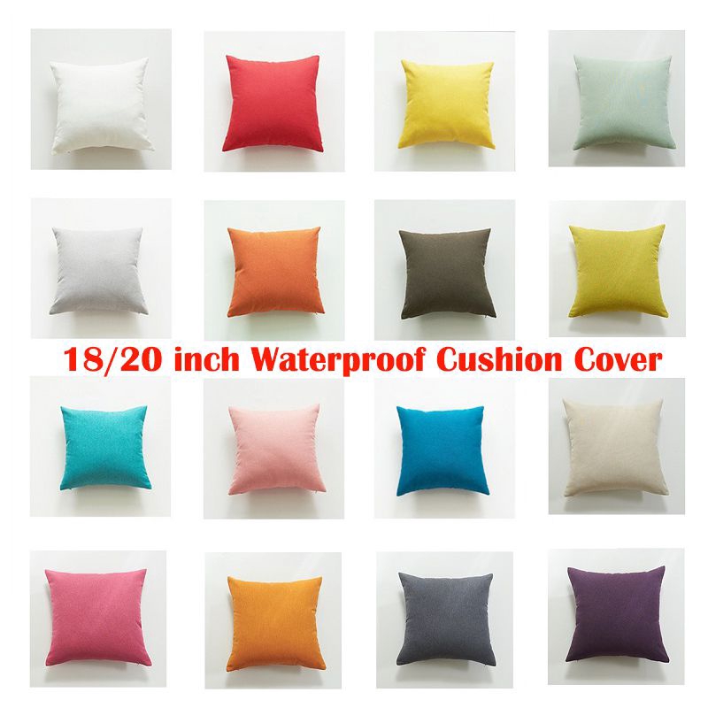 Waterproof Cushion Cover High Quality Throw Pillow Linen Pillowcase 45x45cm/50X50cm Home Pillow