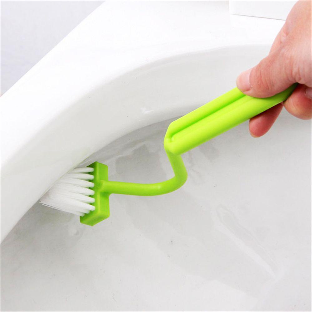 ZAIJIE24 Set 2 Bàn Chải Vệ Sinh Toilet Bằng Nhựa Tiện Dụng