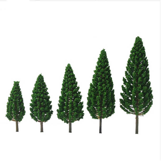 Mô hình cây thông, cây phi lao cao 12-15cm trang trí nhà búp bê, tiểu cảnh, sa bàn, DIY