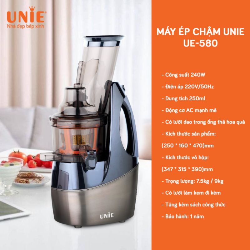 Máy ép chậm UNIE UE-580