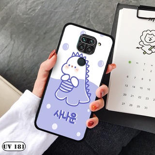 Ốp lưng  Xiaomi Redmi Note 9 - Lưng nhám viền dẻo in 2D