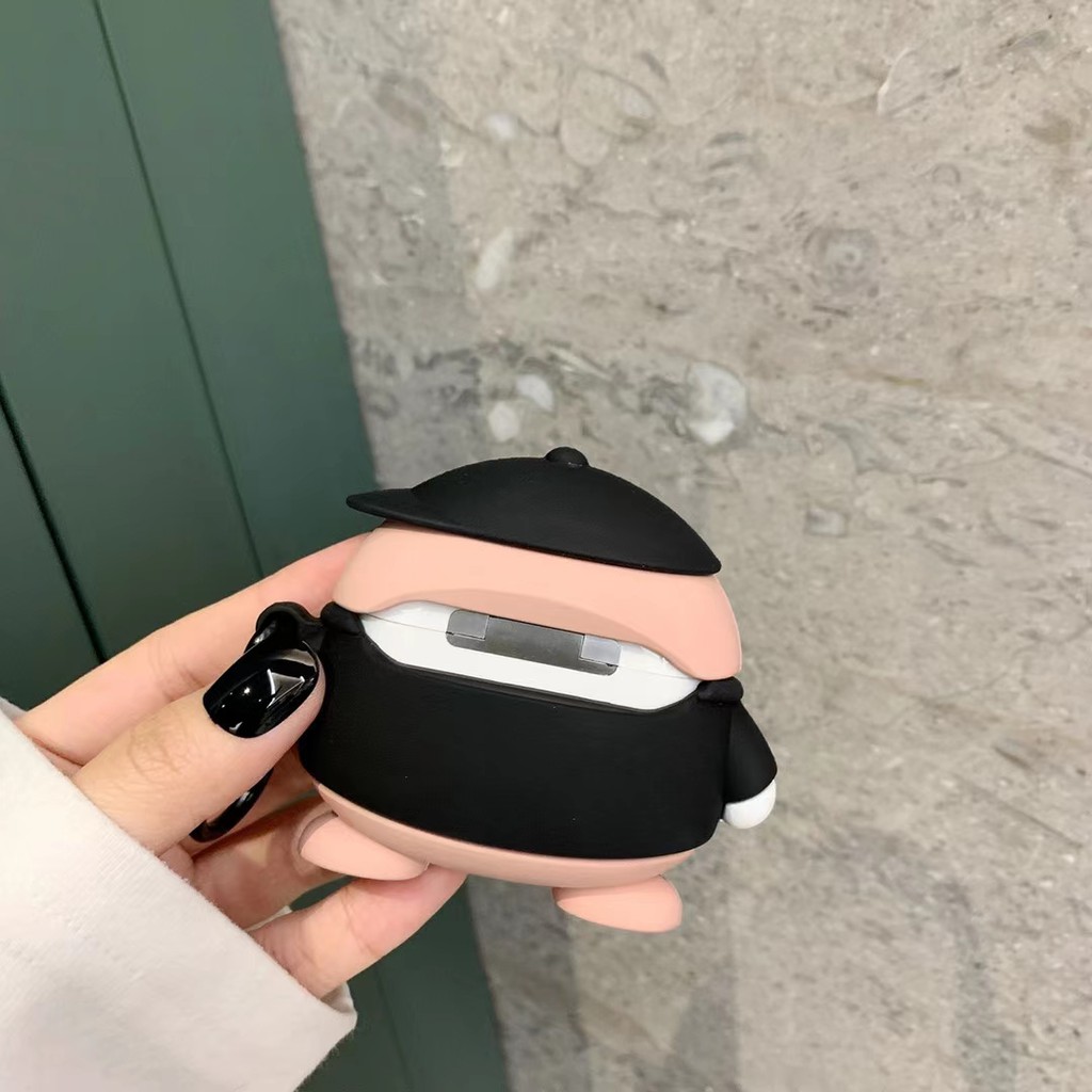 Vỏ Đựng Bảo Vệ Hộp Sạc Tai Nghe Airpods 1 / 2 Pro 3 Hình Gấu Xinh Xắn