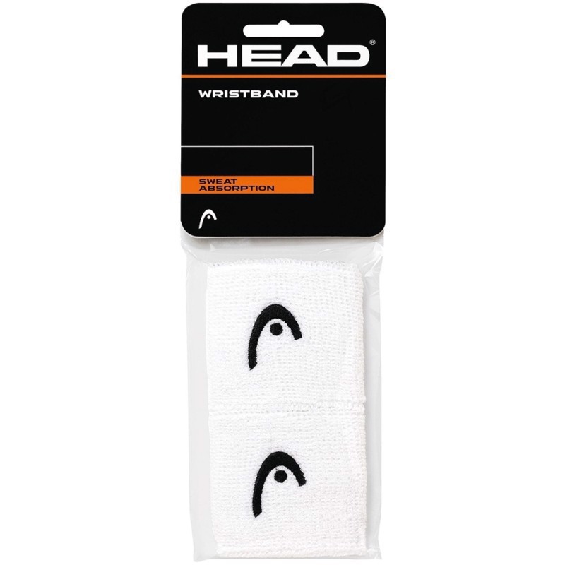 Băng cổ tay HEAD 2,5' chất liệu 100% cotton thấm hút mồ hôi cực tốt