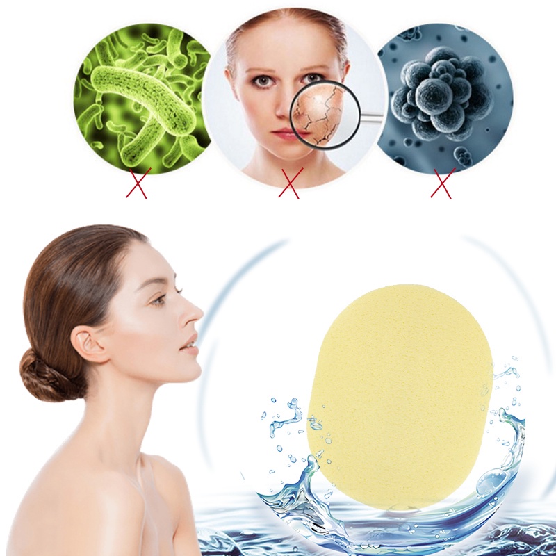 (Hàng Mới Về) Mút Trang Điểm Siêu Mềm Hình Tròn Chuyên Dụng Cho Tẩy Trang