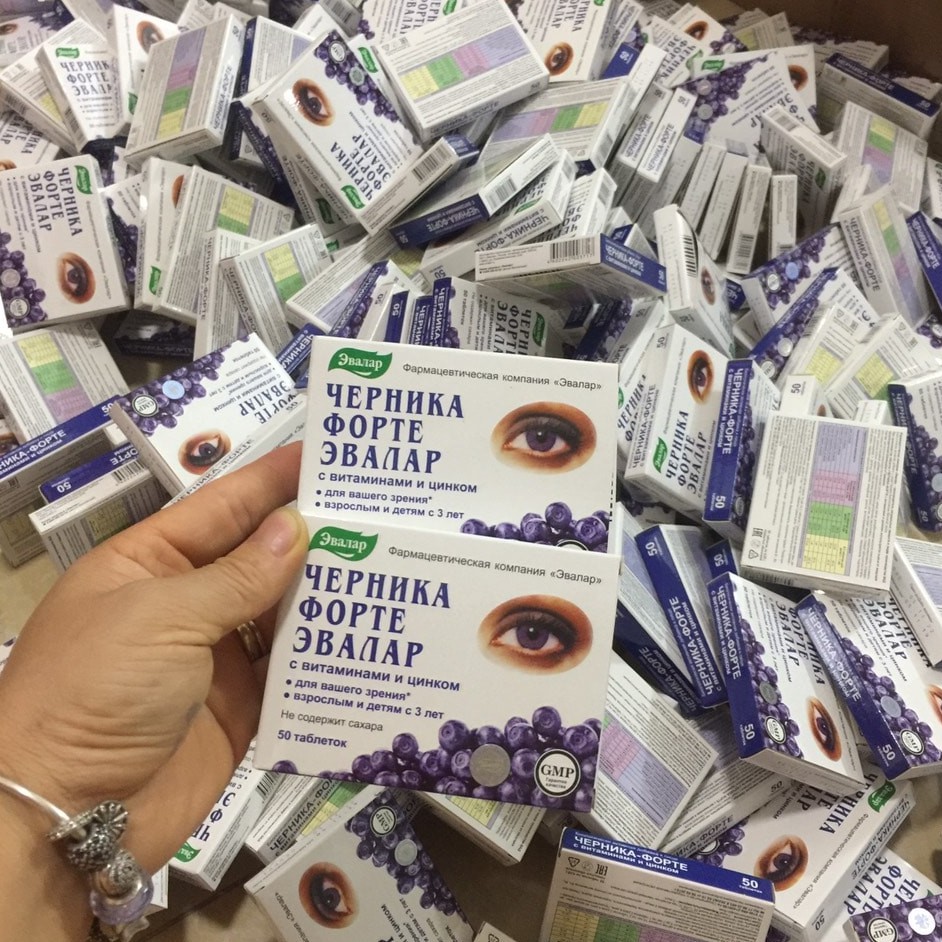 VIÊN SÁNG MẮT VIỆT QUẤT CỦA NGA BẢO VỆ MẮT, BỔ SUNG VITAMIN VÀ KẼM | BigBuy360 - bigbuy360.vn