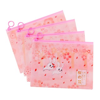 Túi zip có khóa kéo đựng đồ hình thỏ siêu cute T10S4.38-2019