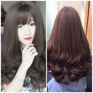 Tóc giả Xoăn đuôi 60cm - Hinh thật