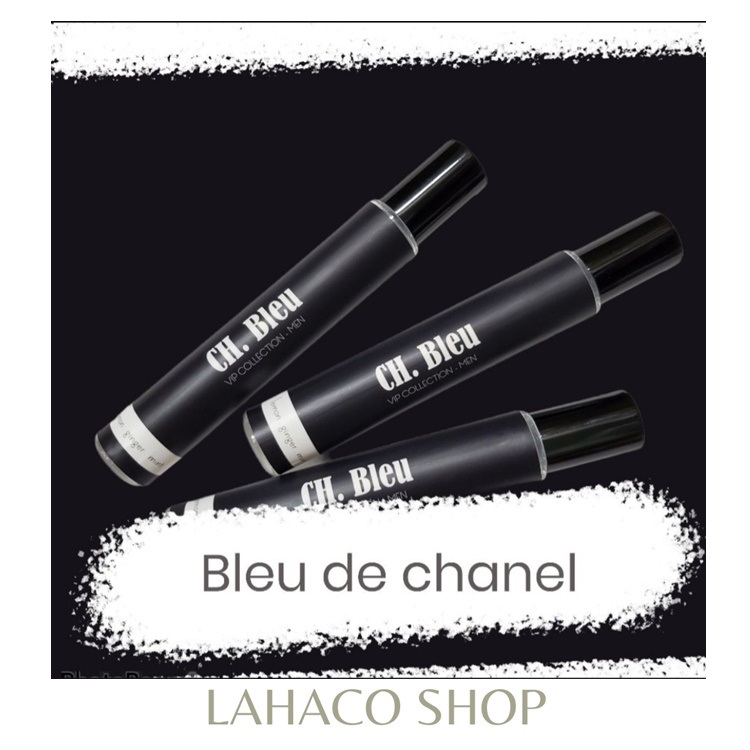 Nước hoa nam thơm lâu dạng lăn Ch Bleu,Tinh dầu nước hoa cho nam chính hãng mini 12ml Lahaco Shop