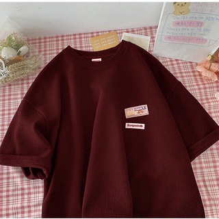 Áo Thun Tổ Ong Logo Chant Unisex  Phông form rộng tay lỡ kiểu dáng 3158 đường phố vintage