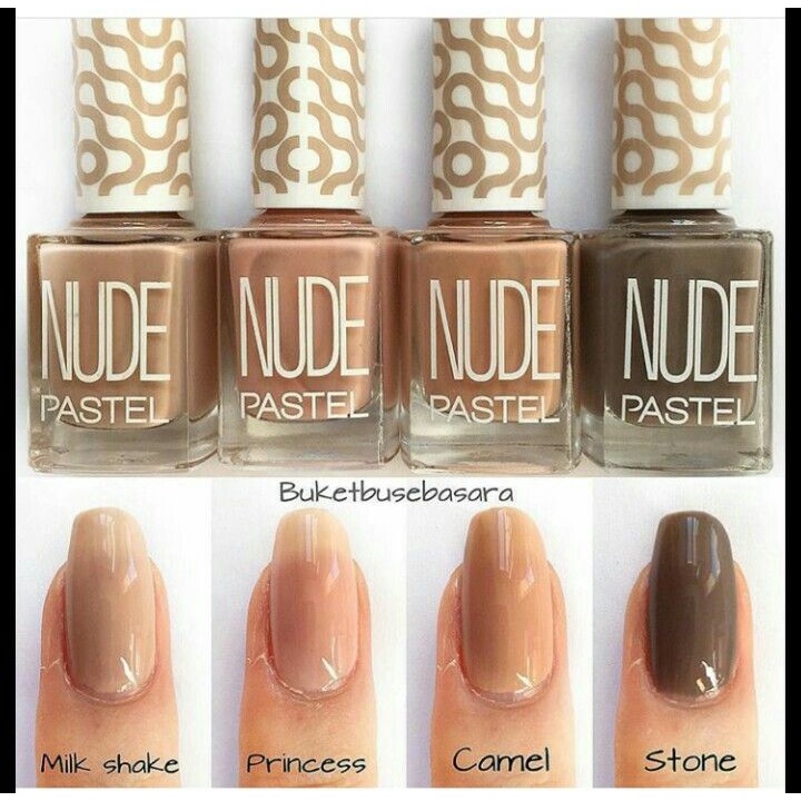 Sơn móng tay Pastel Nude Nail Polish các tông màu Nude