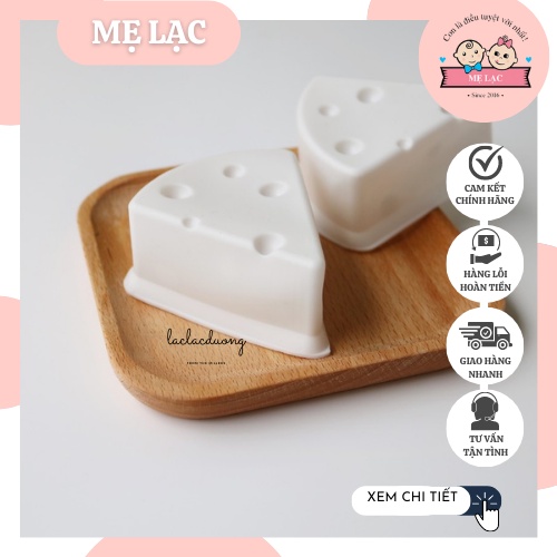  Khuôn silicone hình phô mai làm bánh, đậu hũ, panna cotta cho bé