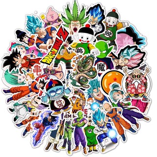 COMBO 10 MIẾNG DÁN ĐÀN STICKER ONE PIECE -DRAGON BALL SUPER