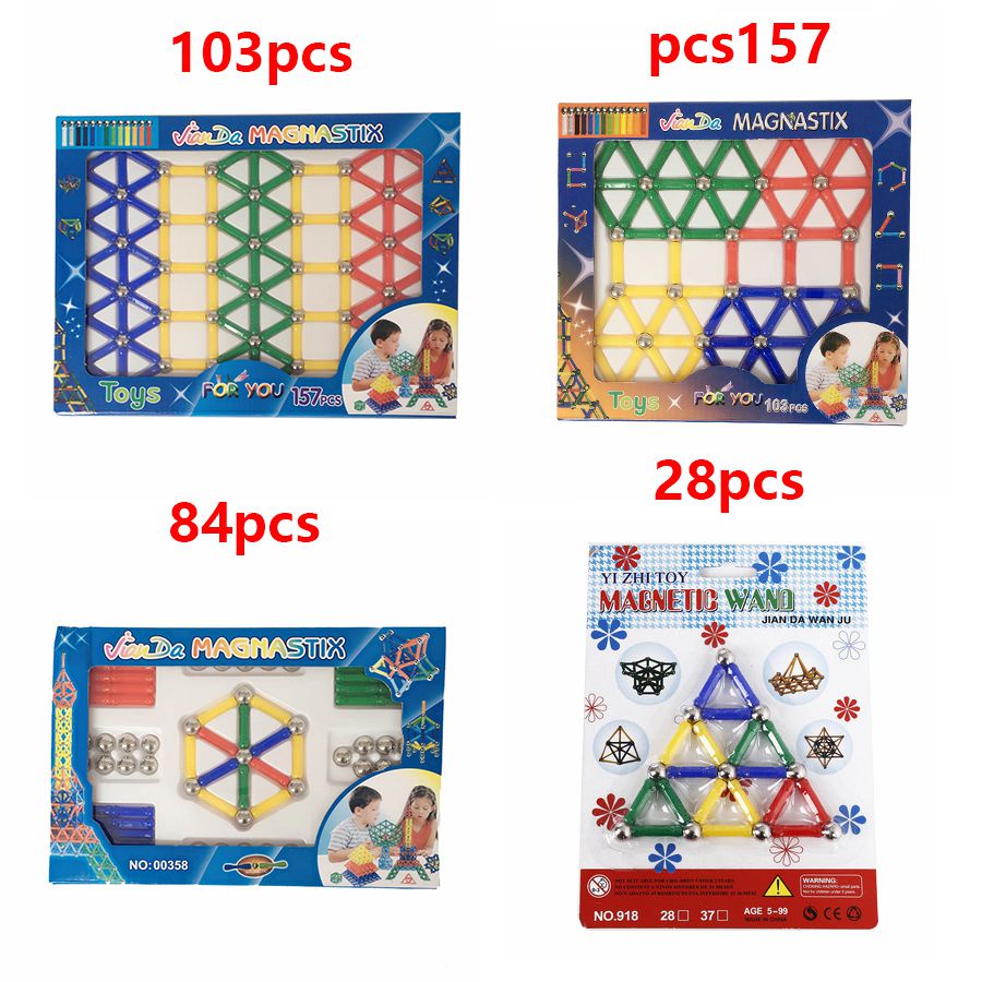 Bộ Đồ Chơi Xây Dựng Gắn Nam Châm Cho Bé
