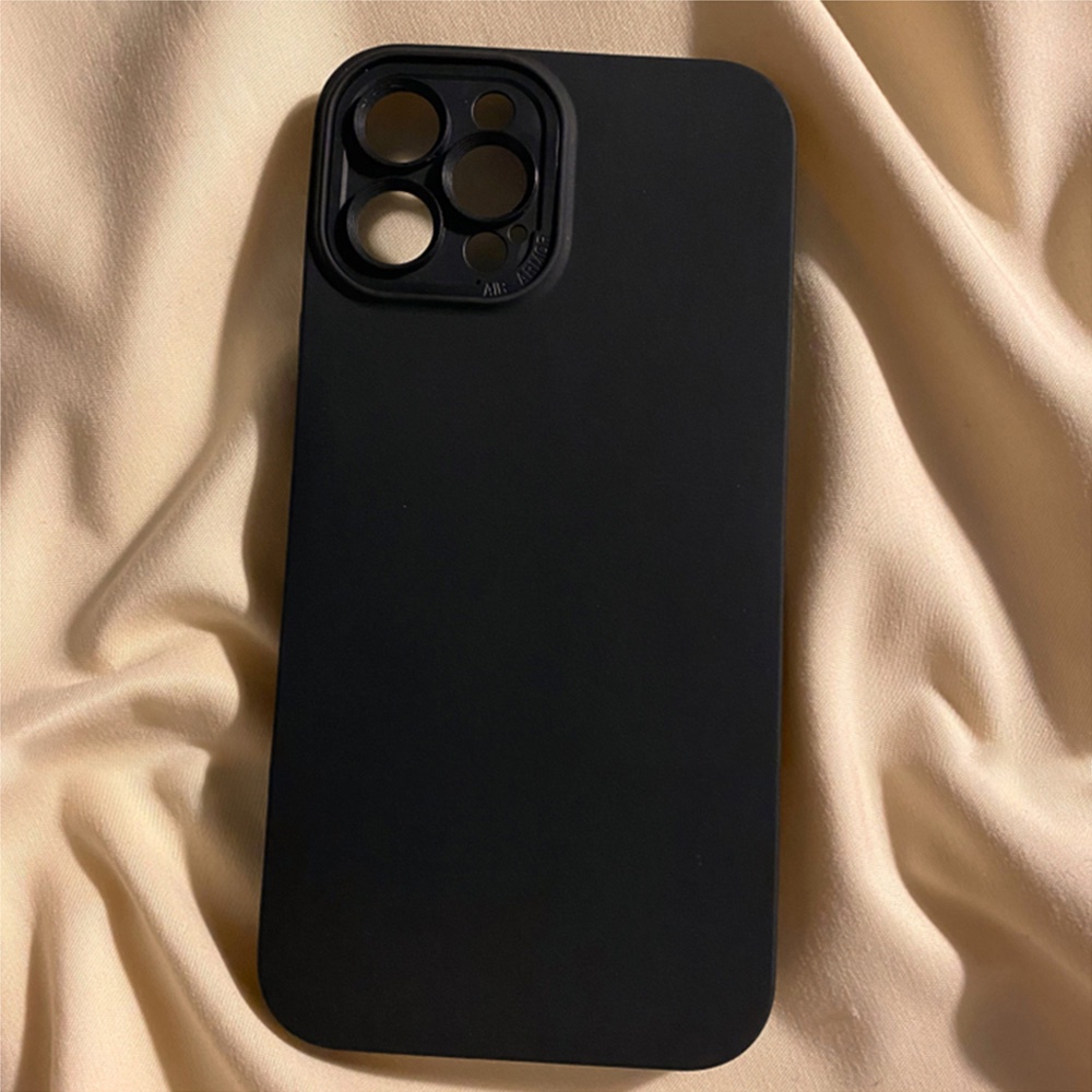 Ốp Điện Thoại TPU Mềm Nhám Siêu Mỏng Màu Trơn Bảo Vệ Ống Kính Máy Ảnh Cho IPhone 14 13 12 11 Pro Max X Xs XR 8 7 Plus