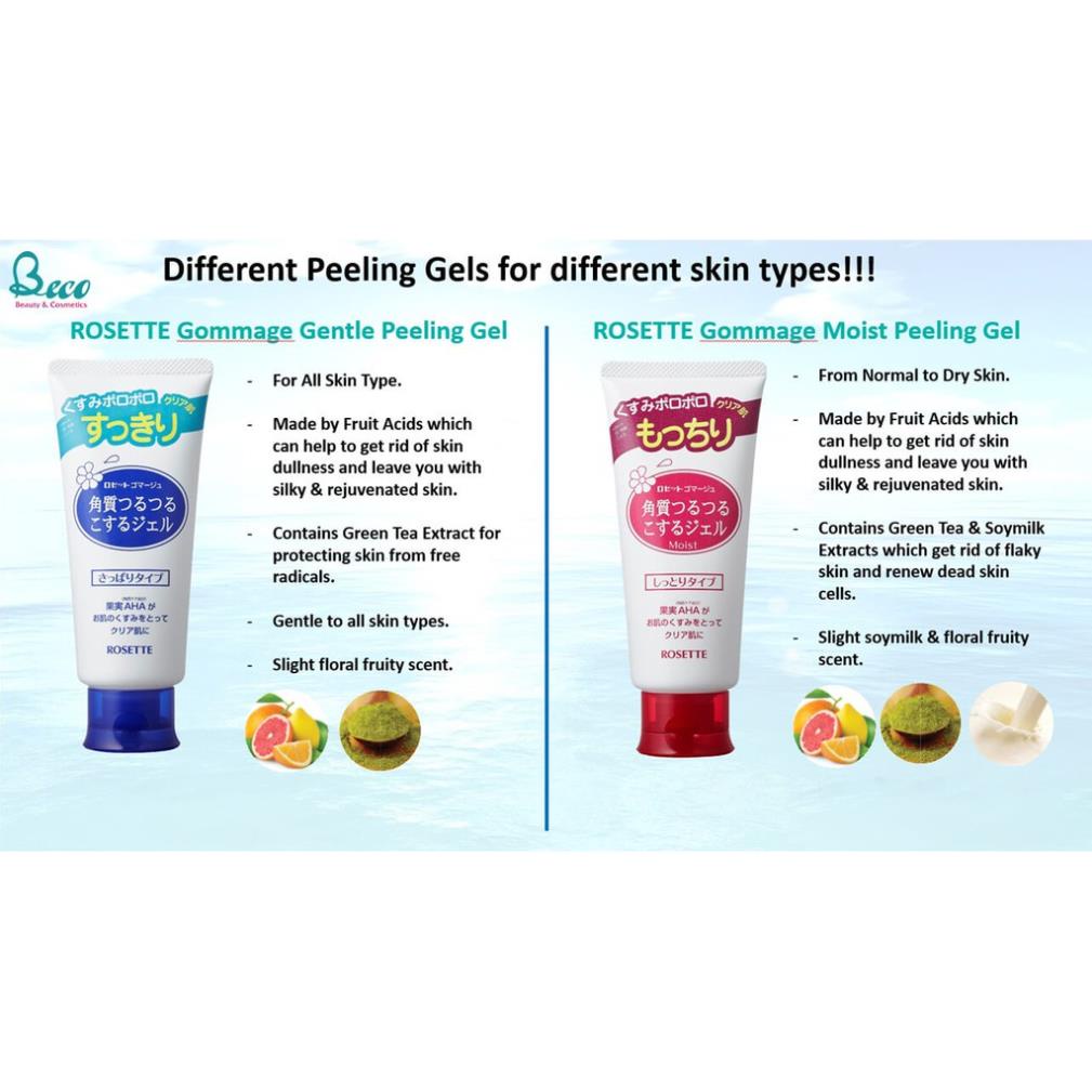 Gel tẩy tế bào chết Rosette Peeling Gel Nhật Bản - Donna.cosmetics