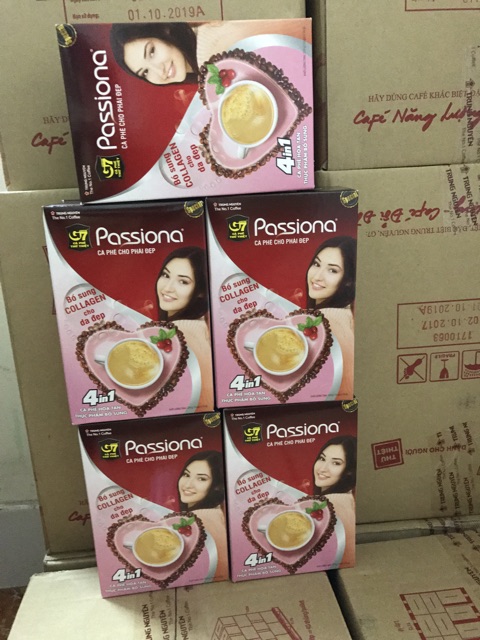 Combo 5 hộp coffe passiona 4in1 của trung nguyên | BigBuy360 - bigbuy360.vn